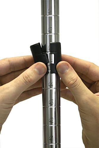 Omega 21" Deep x 42" Wide x 63" High 3 Tier Chrome Starter Shelving Unit