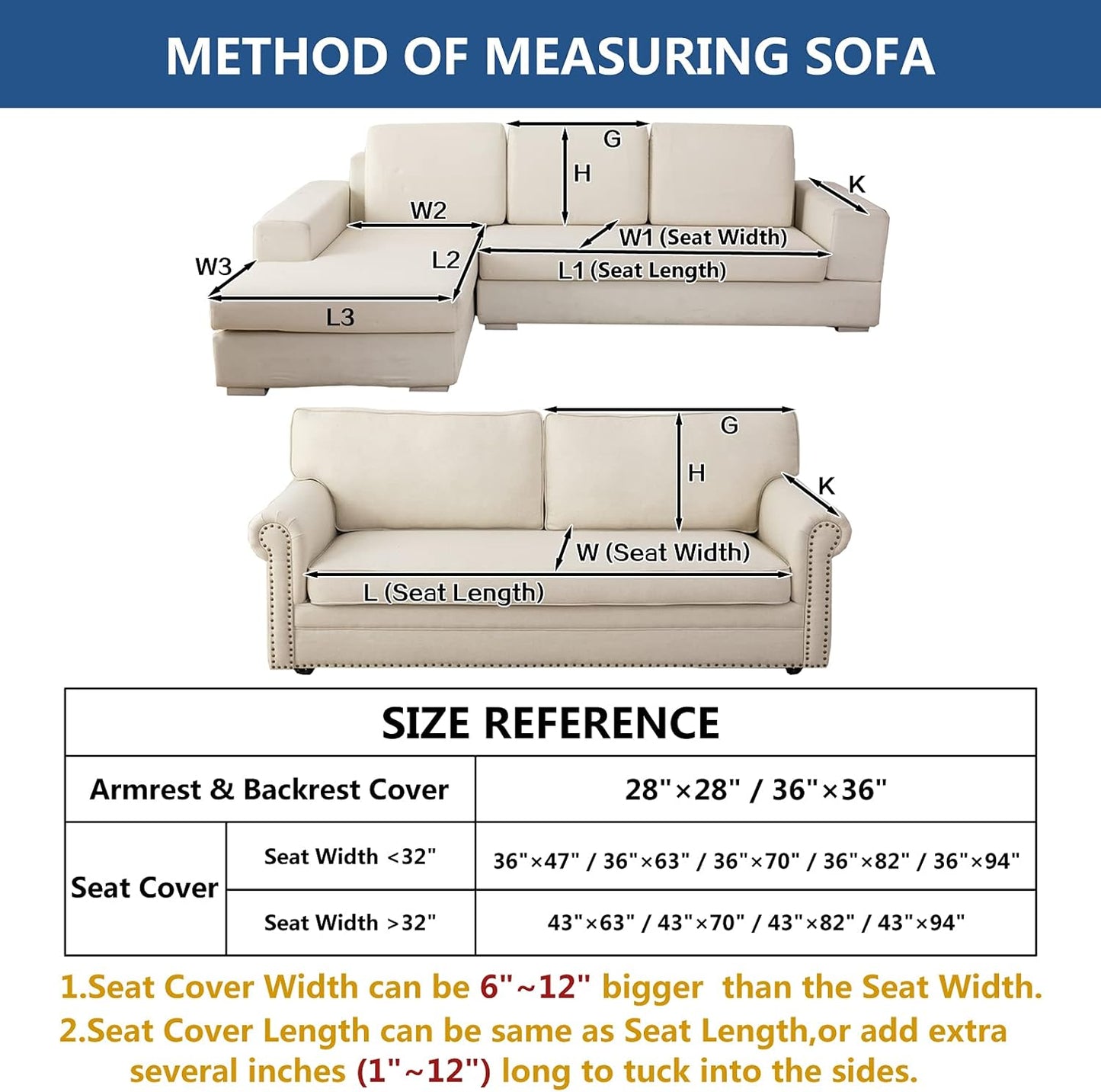 Eismodra Couch Cover,Sectional Couch Covers,Sofa Covers for 3 Cushion Couch,Anti-Slip Sofa Slipcovers for Dogs Cats Kids Loveseat Recliner L Shaped Armrest Backrest,Coffee 43''x94''(Only 1 Piece)