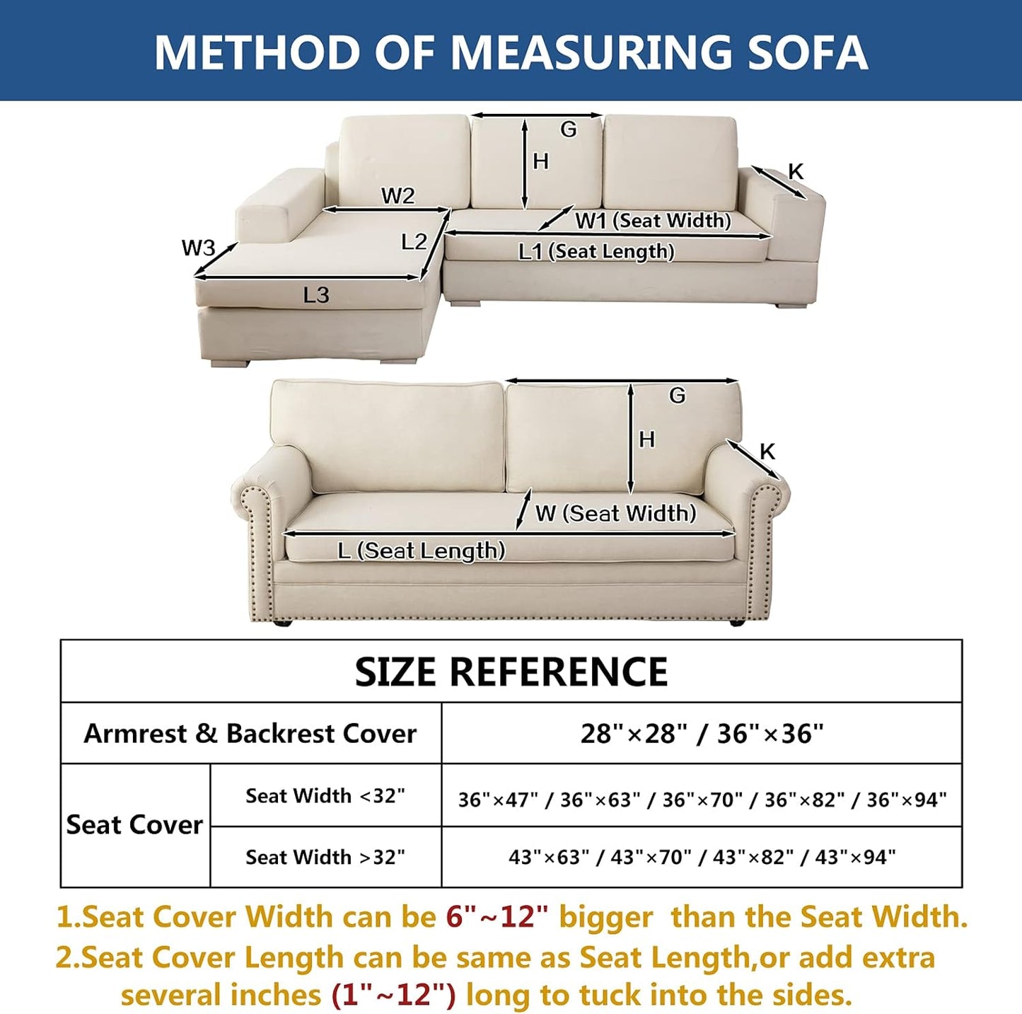 Eismodra Couch Cover,Sectional Couch Covers,Sofa Covers for 3 Cushion Couch,Anti-Slip Sofa Slipcovers for Dogs Cats Kids Loveseat Recliner L Shaped Armrest Backrest,Coffee 36''x63''(Only 1 Piece)