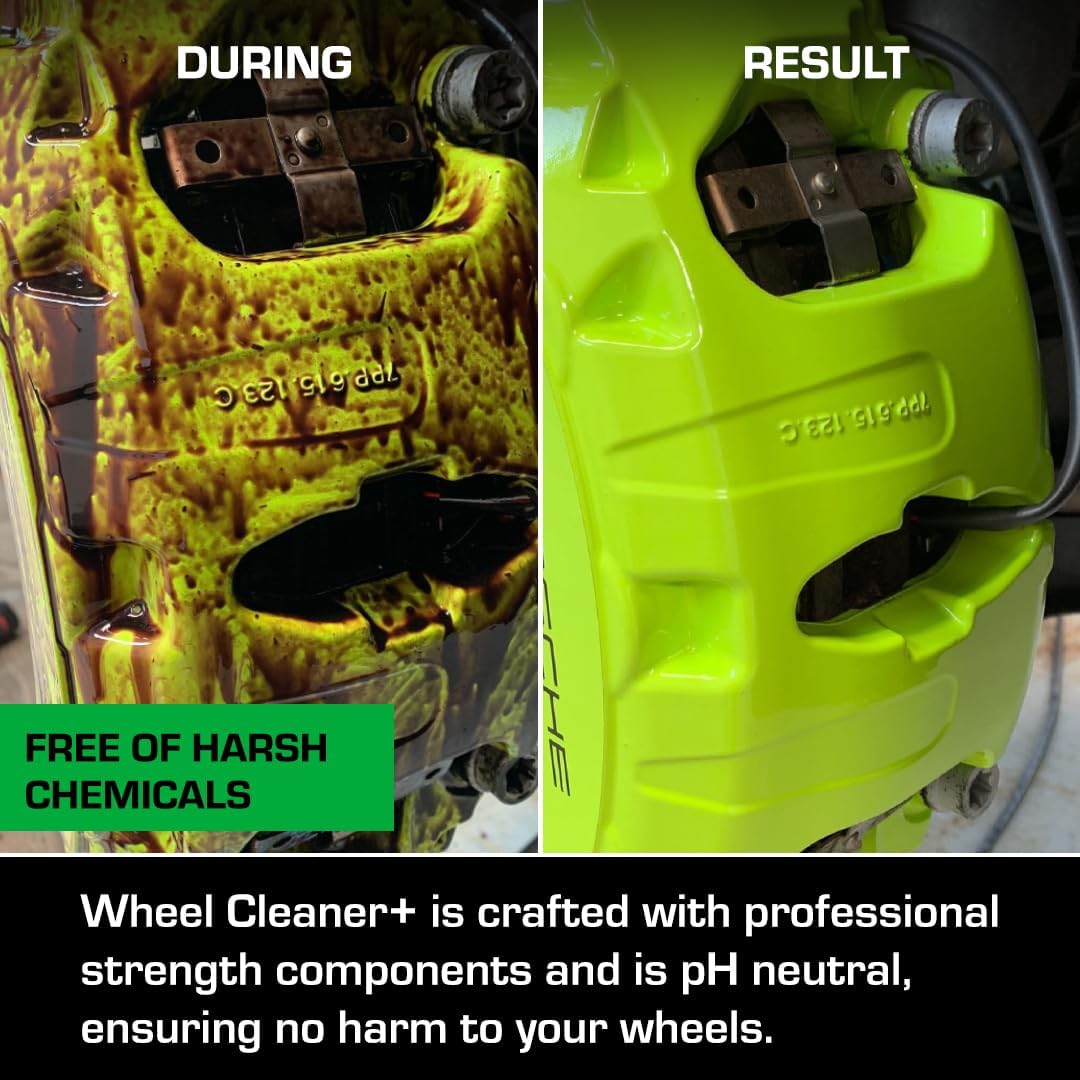 Ethos Wheel Cleaner - Car Wheel Cleaner Spray - Rim Cleaner Spray Brake Dust, Iron Remover - Color Change Technology - Professional Strength Formula (Gallon)