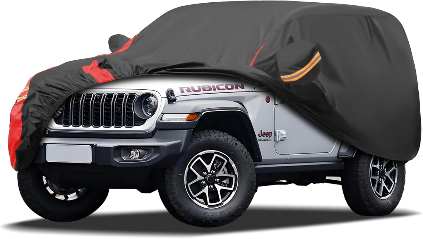 Custom Pickup Truck Car Cover for Toyota Tacoma 2005-2025, Waterproof All Weather Protection, Compatible with Dodge Charger - Heavy Duty Waterproof Car Cover for Rain, Snow, UV,Dust.