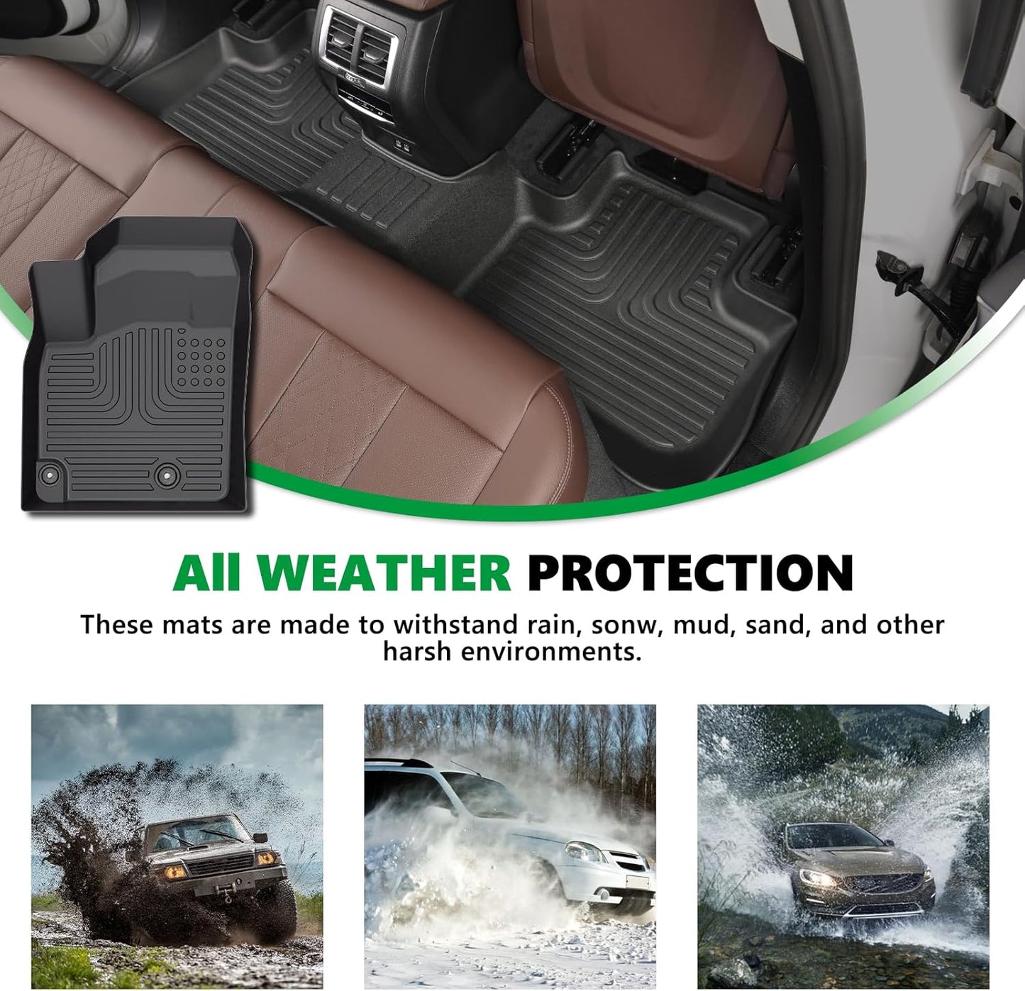 for BMW X3 Floor Mats 2024 2023 2022 2021 2020 2019 2018(Only Fit Models with X3 Spare Tire),Car Mats for BMW X3 G01/M40i/30i/M All Weather Car Mats Cargo Liner Accessories 2018-2024