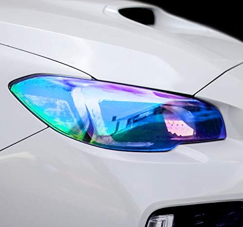 VViViD Extra-Wide Headlight Taillight Vinyl Tint Wrap 16 Inch x 48 Inch Roll (Chameleon Blue)