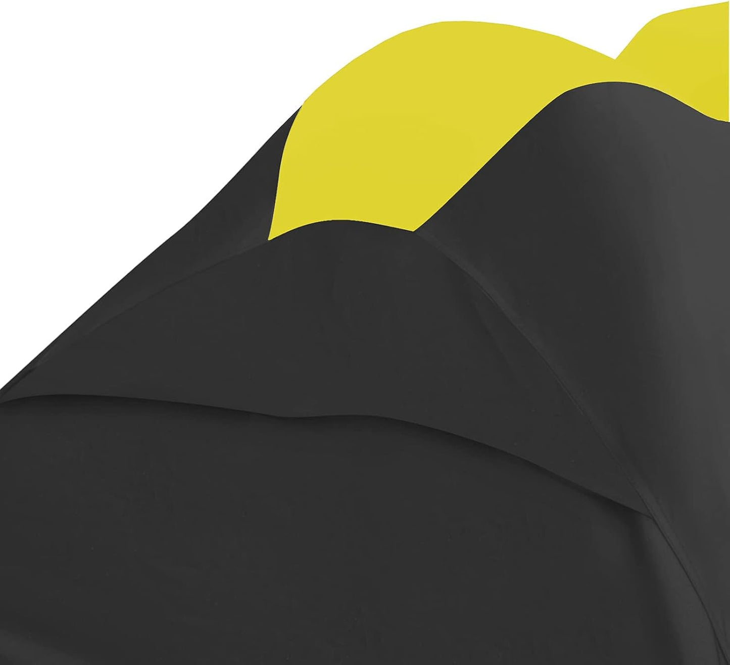 Trailerable Jet Ski Cover, Waterproof Marine Grade 600D Heavy Duty Polyester PWC Cover Yellow/Black Color Fits Stand-up Jet Ski