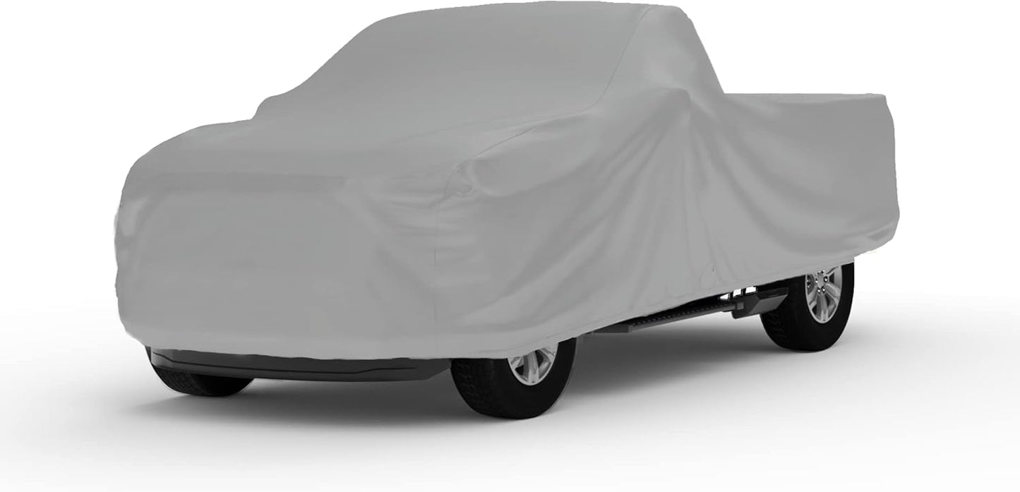 Car Covers Weatherproof Max Truck Cover & Warranty Compatible with Ford 1974-1989 F-100 Extended Cab, 8 with Camper Shell– Outdoor Cover, Prevents Theft with Cable Lock
