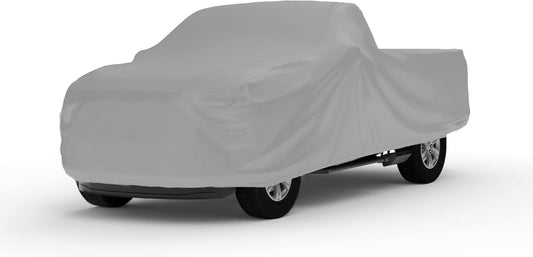 Car Covers Weatherproof Max Truck Cover & Warranty Compatible with Ford 1974-1989 F-100 Extended Cab, 6.5 with Camper Shell– Outdoor Cover, Prevents Theft with Cable Lock