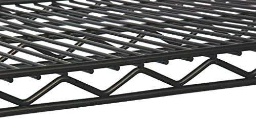 Omega 21" Deep x 24" Wide x 86" High 3 Tier Black Starter Shelving Unit