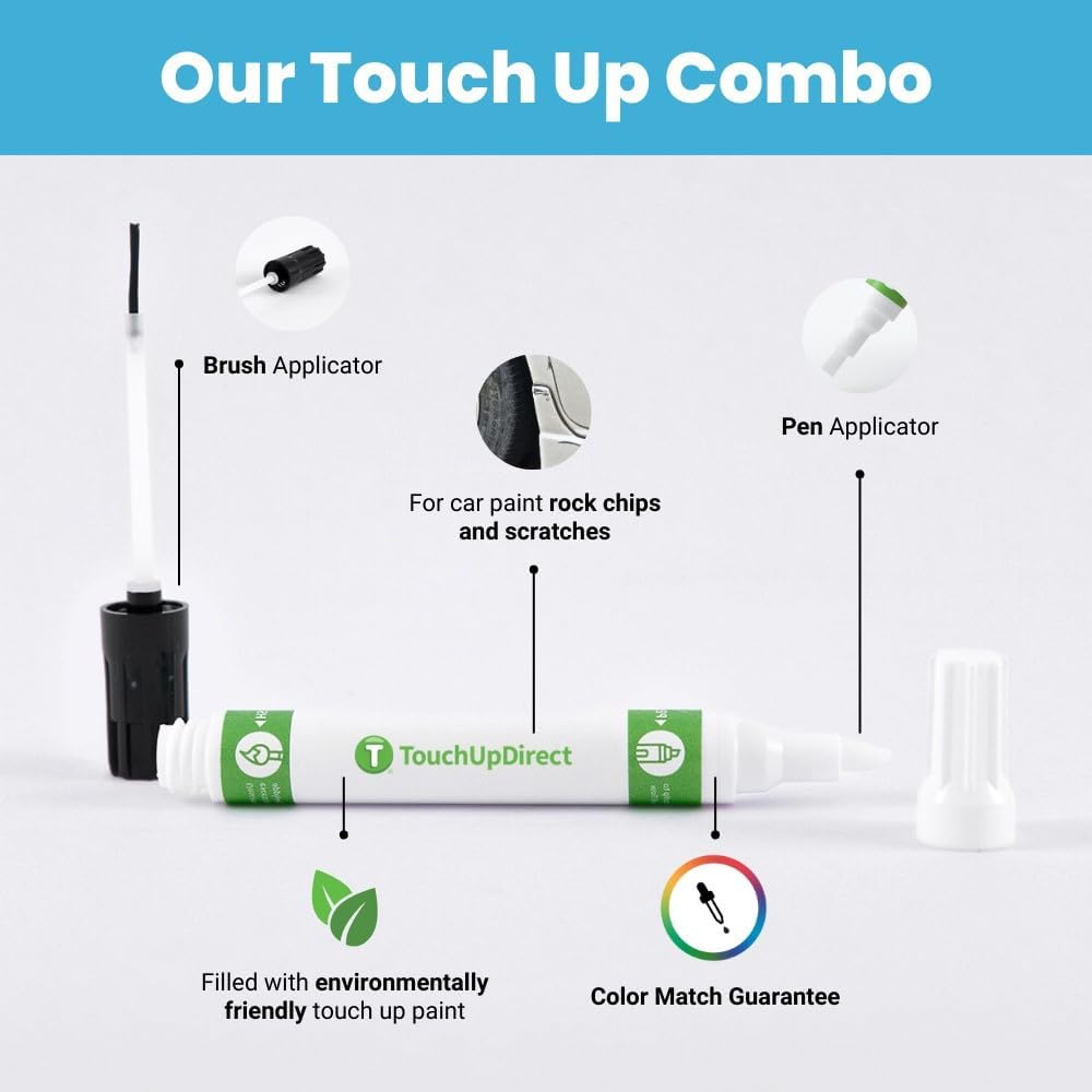 TouchUpDirect 4T8 Sandy Beach Metallic Compatible with Toyota Exact Match Touch Up Paint Combo - Platinum Kit
