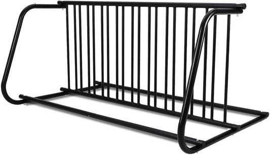 Commercial Floor Bike Rack Stand - 10-Bike Capacity, Premium Steel, Superior Stability, Suitable for Various Locations