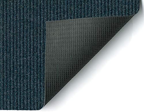 KOECKRITZ Heavy Duty Durable All Weather Indoor/Outdoor Non Slip Entrance Mat Rugs and Runners for Office Business Building Home Garage Front Door (3' x 14', Blue)