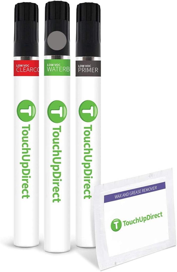TouchUpDirect 1G3 Magnetic Gray Metallic Compatible with Toyota Exact Match Touch Up Paint Brush - Preferred Kit