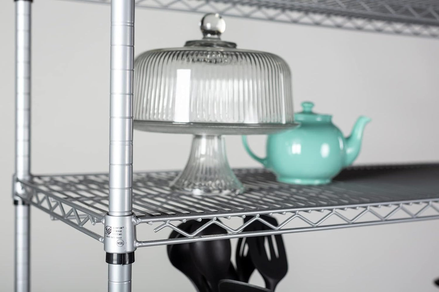 Omega 12" Deep x 60" Wide x 80" High 3 Tier Gray Starter Shelving Unit