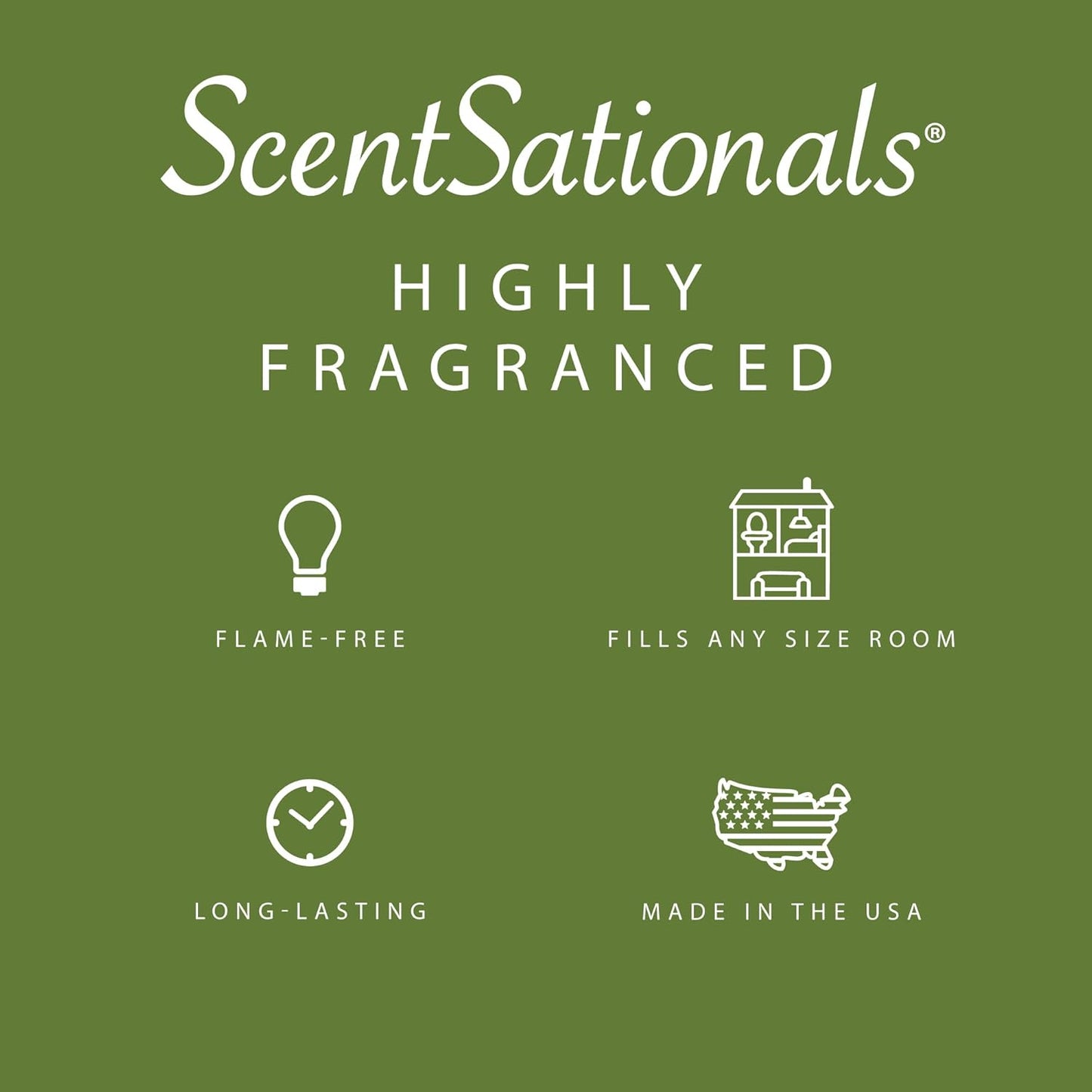 Scentsationals Wax Melts, Wax Cubes Strong Scent - Honeysuckle Nectar - Long Lasting Scented Melts for Warmer, 10oz (24-Cubes)