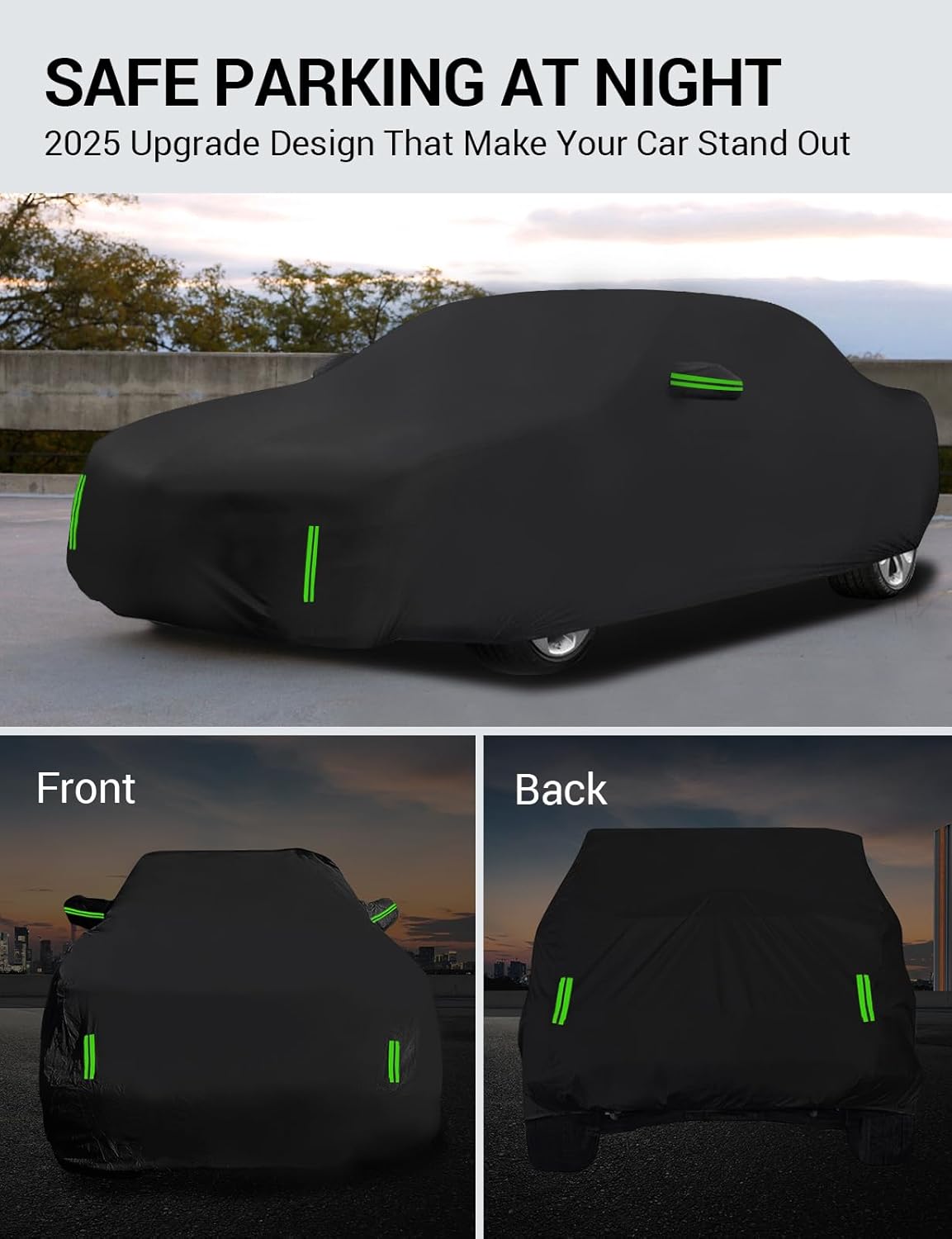 Proadsy 2025 Upgrade Car Cover Custom Fit for 2022-2025 Hyundai Ioniq 5, Waterproof All Weather for Automobiles, Full Exterior Cover Rain Snow Sun Protector Indoor Outdoor Car Cover