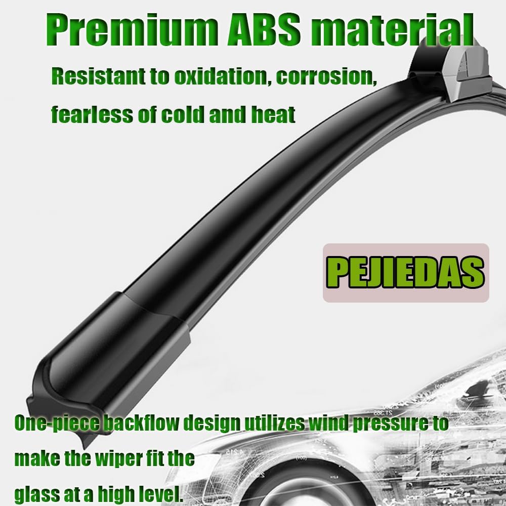 OEM Quality Front Wiper Blades, Replacement for 2004-2021 Nissan Titan,2012-2021 Dodge Charger,2010-2015 Chevrolet Camaro, OE Original Style (24 Inch + 21 Inch Front Wiper Blades)