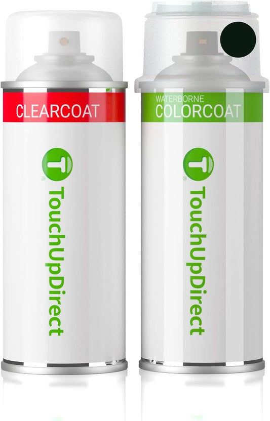 TouchUpDirect 209 Black Sand Pearl Compatible with Toyota Exact Match Touch Up Paint Aerosol - Essential Kit