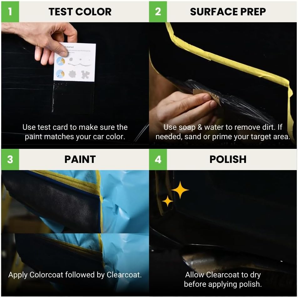 TouchUpDirect 6Q7 Imperial Jade Pearl Compatible with Toyota Exact Match Touch Up Paint Aerosol - Essential Kit