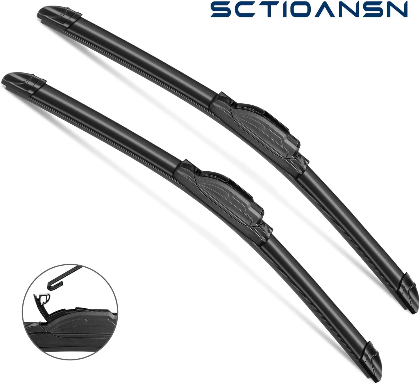 3 Wipers Set for Lexus CT200h 2011 2012 2013 2014 2015 2016 2017 Windshield Wiper Blades Original Equipment Replacement Front and Rear- 26"/18"/8A" (Pack of 3) J- HOOK