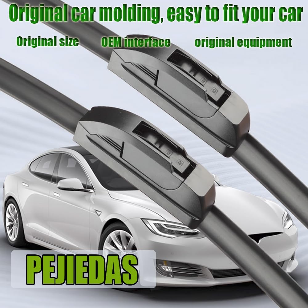 OEM Quality Front Wiper Blades, Replacement for 2005-2021 Honda Odyssey,2006-2009 Honda Civic,2009-2015 Toyota Venza, OE Original Style (26 Inch + 22 Inch Front Wiper Blades)