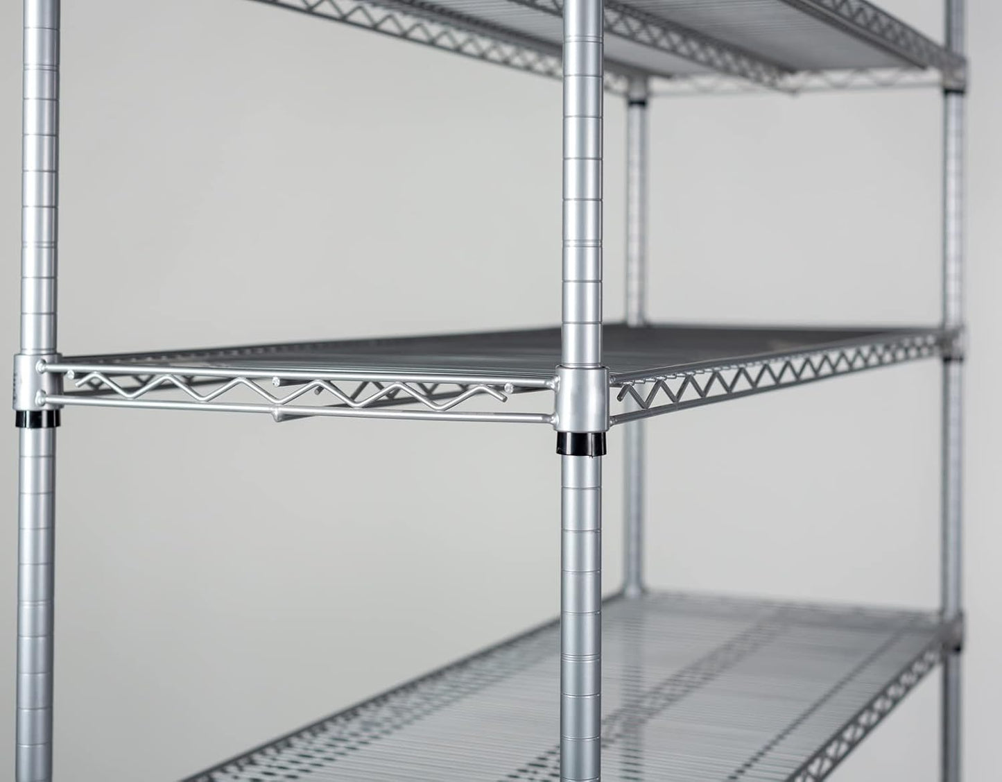 Omega 18" Deep x 24" Wide x 63" High 3 Tier Gray Starter Shelving Unit