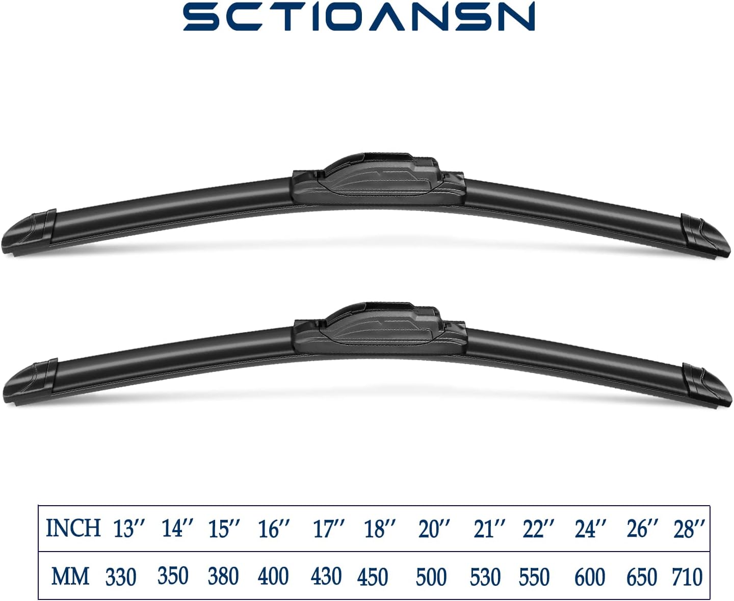 3 Wipers Blades for 2005-2012 Nissan Pathfinder, 2005-2015 Nissan Xterra, Mazda 3 2014-2018 Windshield Wiper Blades Original Equipment Replacement Front and Rear- 24"/18"/12B" (Pack of 3) J- HOOK