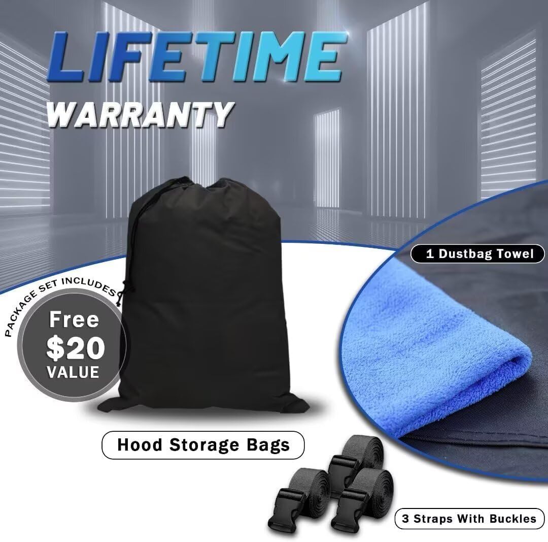 Chevrolet Silverado 2500HD Truck Cover Custom Fit 2020-2026 Crew Cab Short Bed(6.8') with Door Zipper, 10 Layers Outdoor Heavy Pickup Truck Cover Waterproof All Weather, Wind Dust Sun Protector.