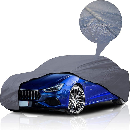 Supreme Full Car Cover – for Pontiac Solstice 2006-2010 GXP Roadster Coupe 2-Door Semi Custom Fit Waterproof Full Coverage All Weather Windproof Dust Proof Indoor Outdoor Automobile