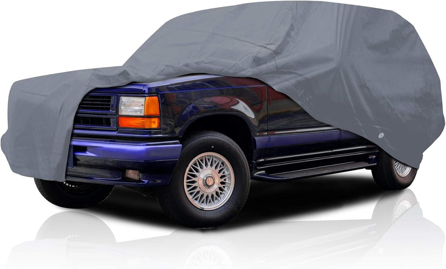 Supreme Full Car Cover - Semi Custom Fit for Tracker 1989-1998 SUV 2-Door | All-Weather Protection: Waterproof, Dustproof, Windproof, UV-Resistant | Includes Accessories