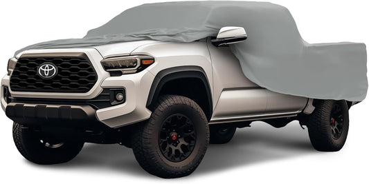 Car Covers Weatherproof Max Truck Cover & Warranty Compatible with Ford 2004-2020 F-150 SuperCab, 5.5 with Truck Bed Shell– Outdoor Cover, Prevents Theft with Cable Lock