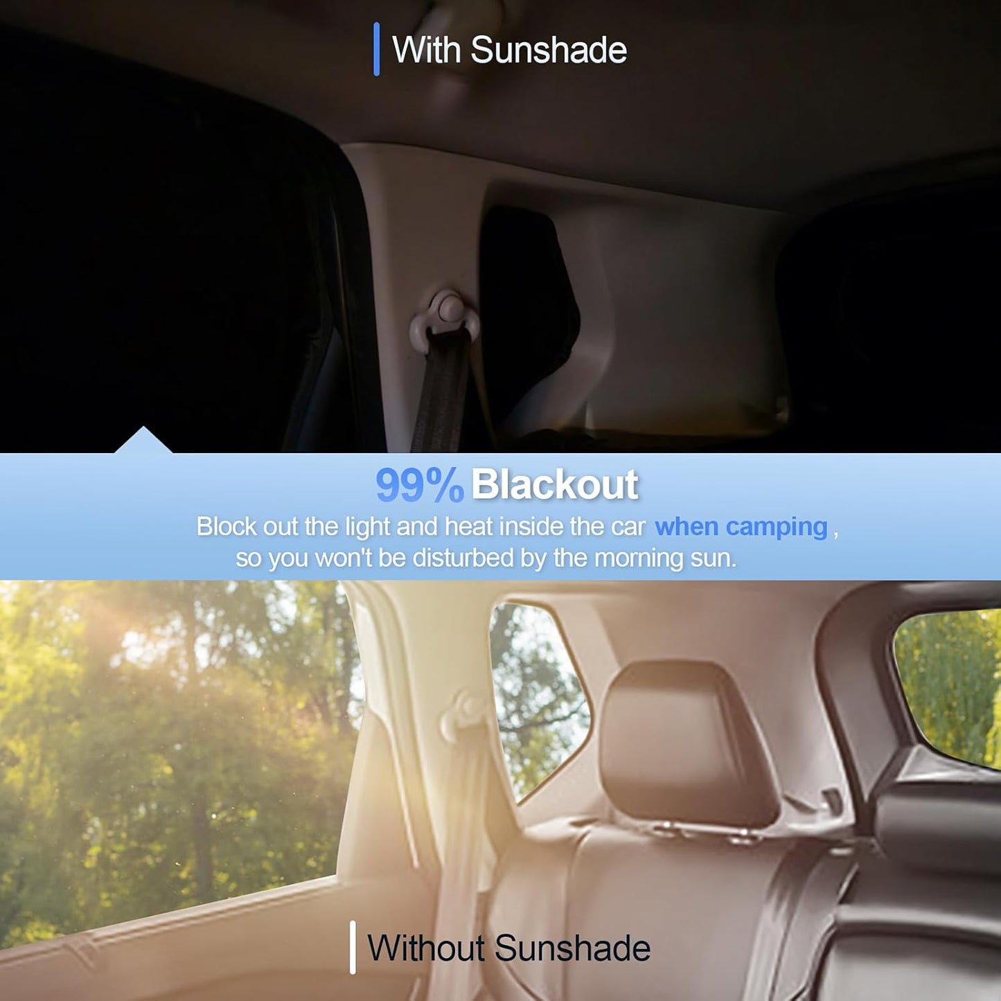 8pcs Car Window Shades for Toyota Corolla Cross2022-Present-Not Corolla Accessories,Windshield Side Rear Full Sunshade,Sun Visor UV Blocking, Privacy Protection and Blackout for Camping Outdoor