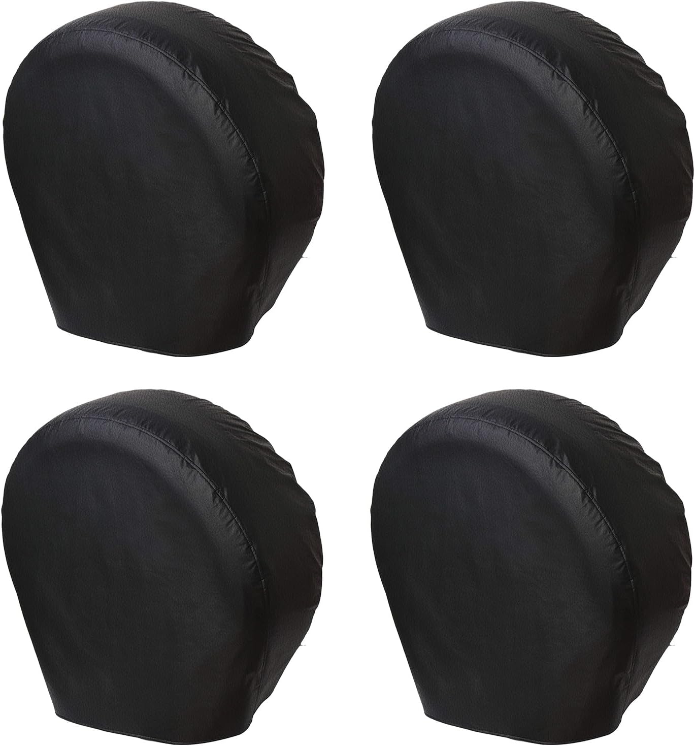 Tire Covers 4 Pack, Waterproof Thickening Tire Wheel Protector for Truck, SUV, Trailer, Camper, RV, Universal Fits Tire Diameters 30-32 inches, Black