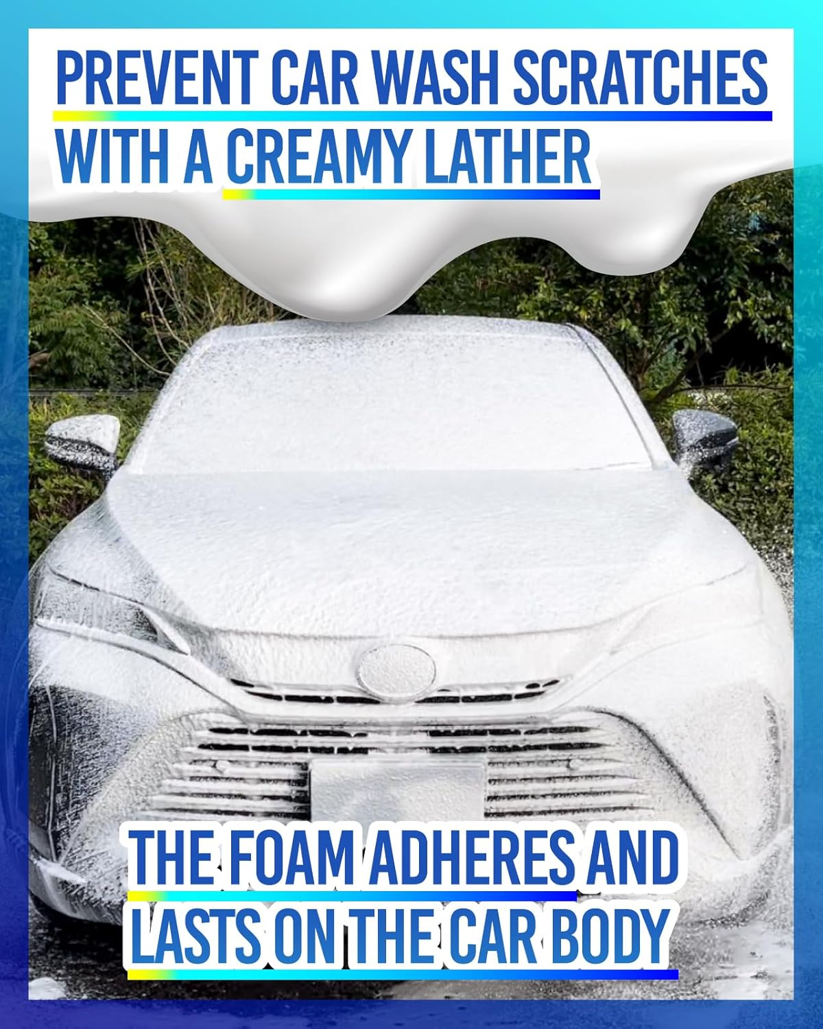 MJJC Foam (128 fl oz) Ultimate Snow Foam Car Wash Soap Specialized Car Shampoo for Foam Cannon and Pressure Washer, Safe for Cars (pH Neutral, 10x Concentrated) (Refreshing cider aroma)