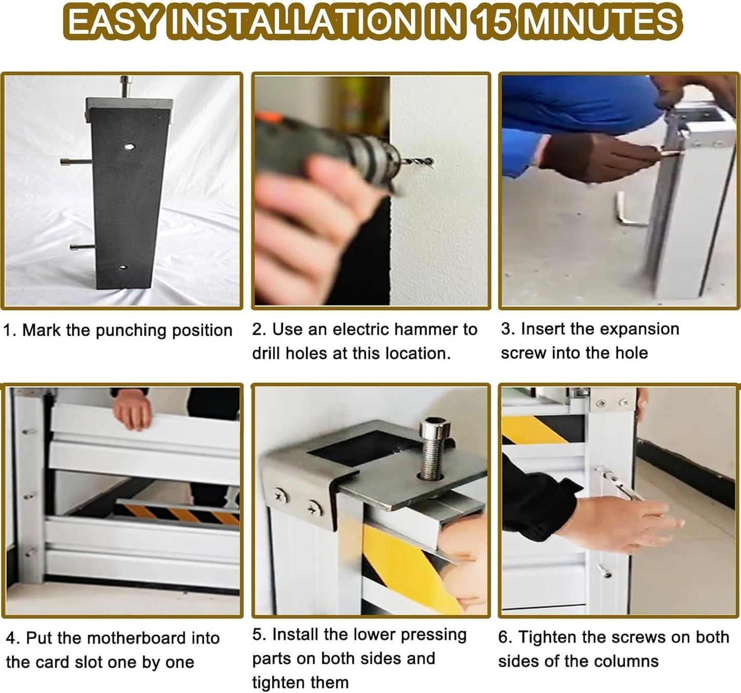 Reusable Heavy Duty Aluminum Flood Barriers for Home Exterior, Flood Protection Barriers Water Barrier Door Quick Detachable Garage Doors Detachable Mobile Rain Water Baffle ( H 31.5 inch L 20FT)