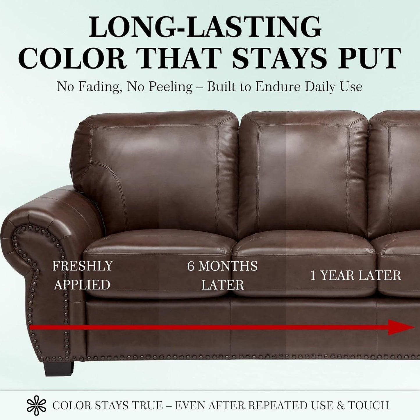 Leather Color Restorer, Leather Recoloring Balm, Scratch Remover, Leather Dye, Leather Paint, Leather Repair Kit for Furniture Couches Car Seats Shoes Bags, White
