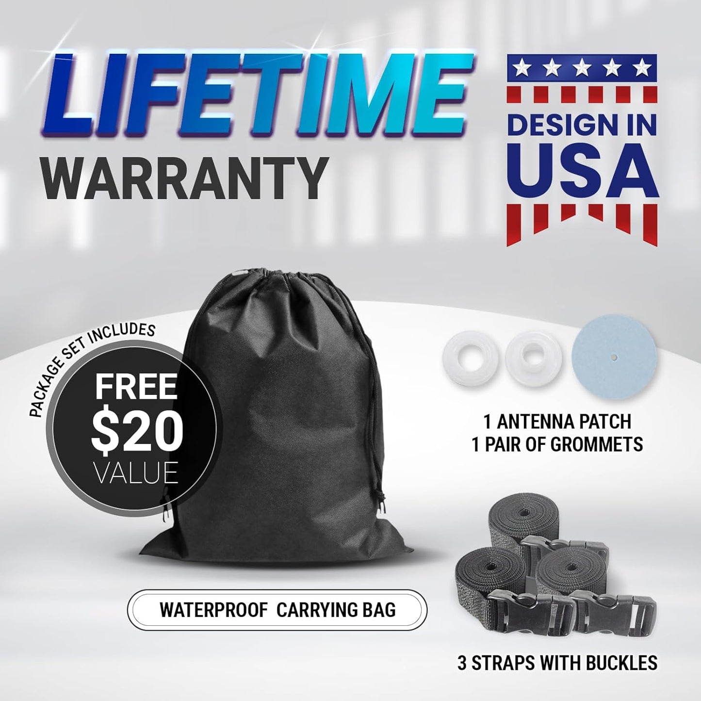 iCarCover Custom Car Cover for 2005-2025 Ford Mustang Coupe, Convertible, GT, Ecoboost, Mach 1, Saleen,Waterproof All Weather Rain Snow UV Sun Protector Full Exterior Indoor Outdoor Car Cover