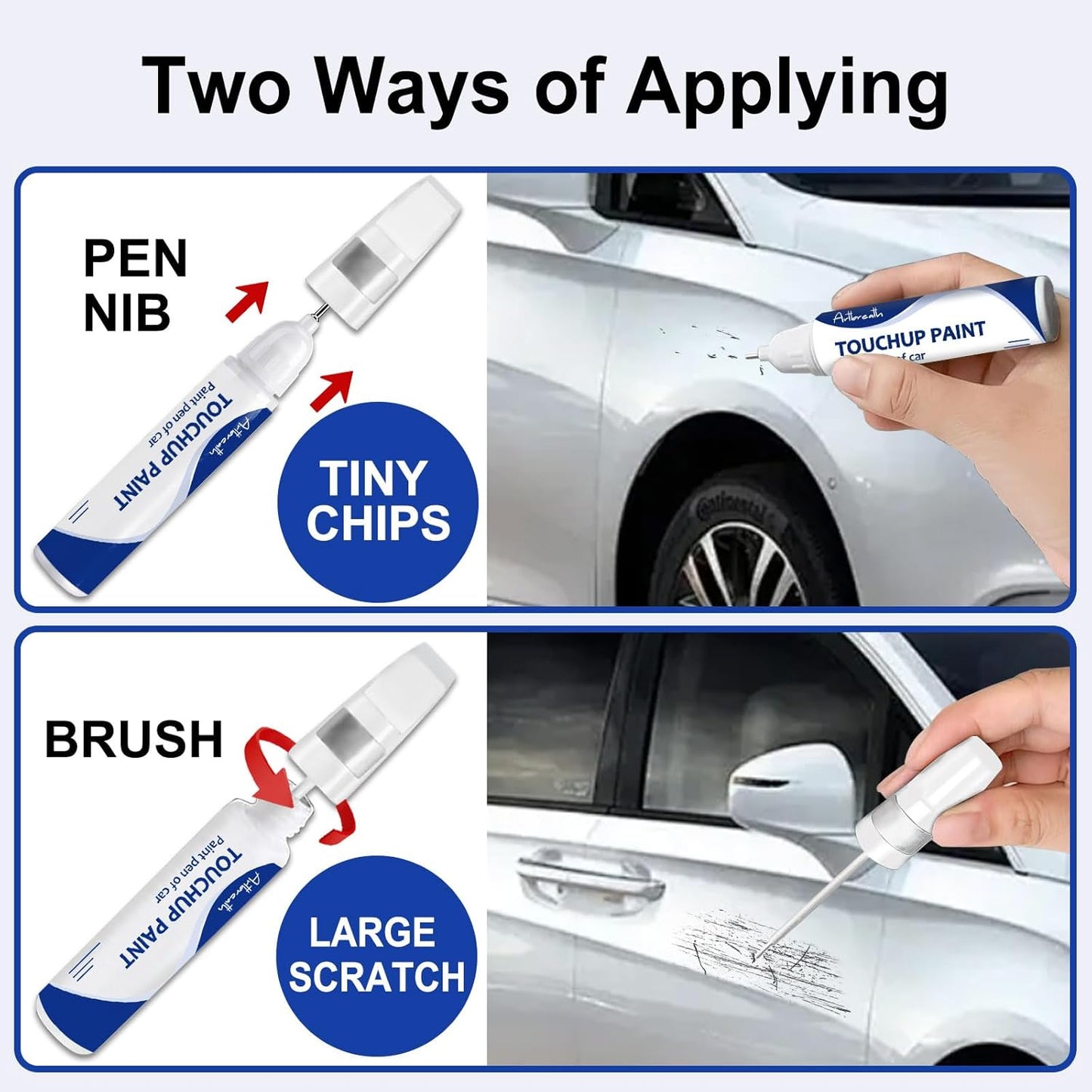 Agate Black Metallic(UM) Touch Up Paint for Ford -Exact Match–Chips and Nicks Car Paint Scratch Repair Kit Automotive Paint Pen for F-150/Mustang/Transit/Explorer/Ranger/Escape/Edge
