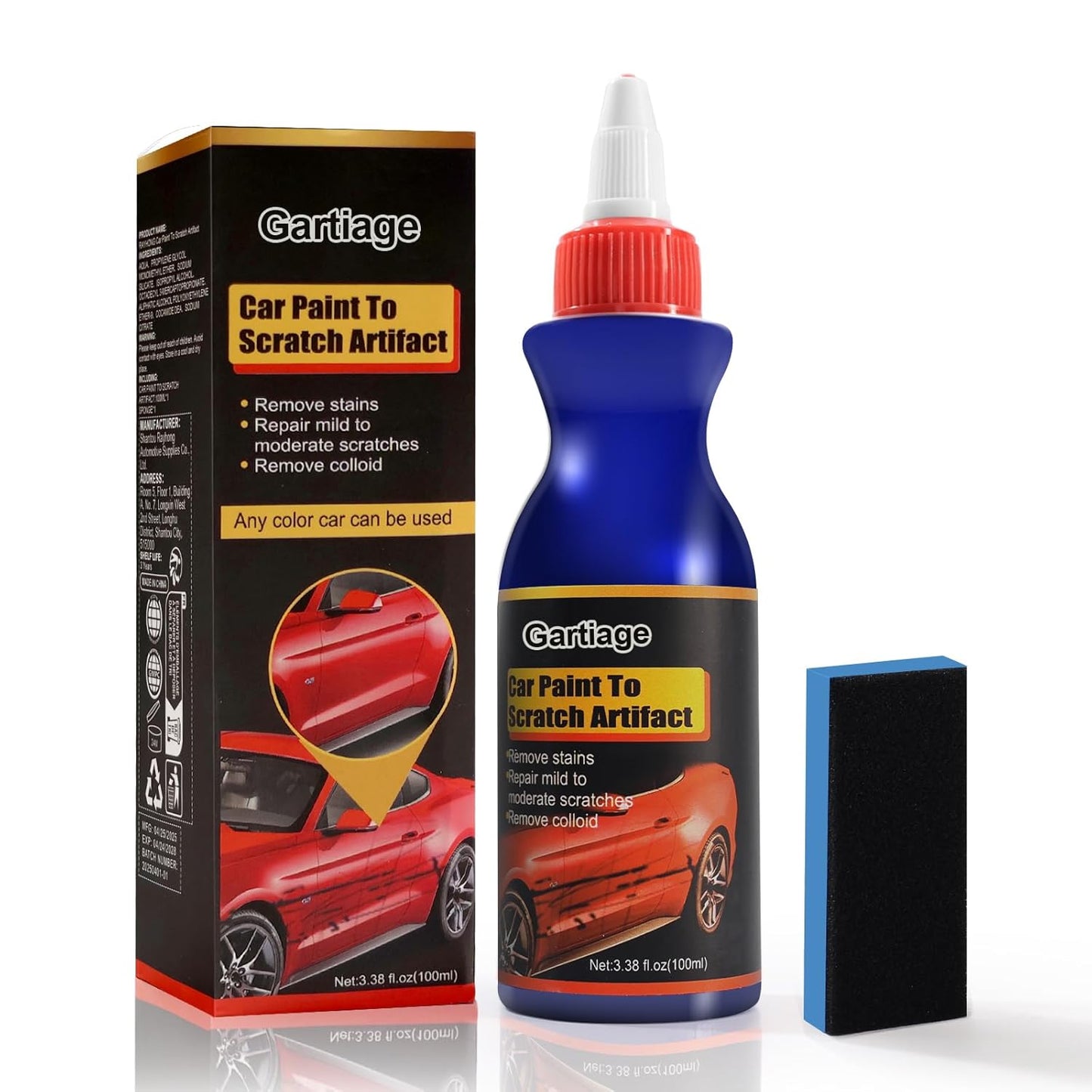 2025 New Car Scratch Remover for Vehicles, Car Paint Scratch Repair, Car Scratch Remover for Deep Scratches, Car Scratch Repair (1PCS)