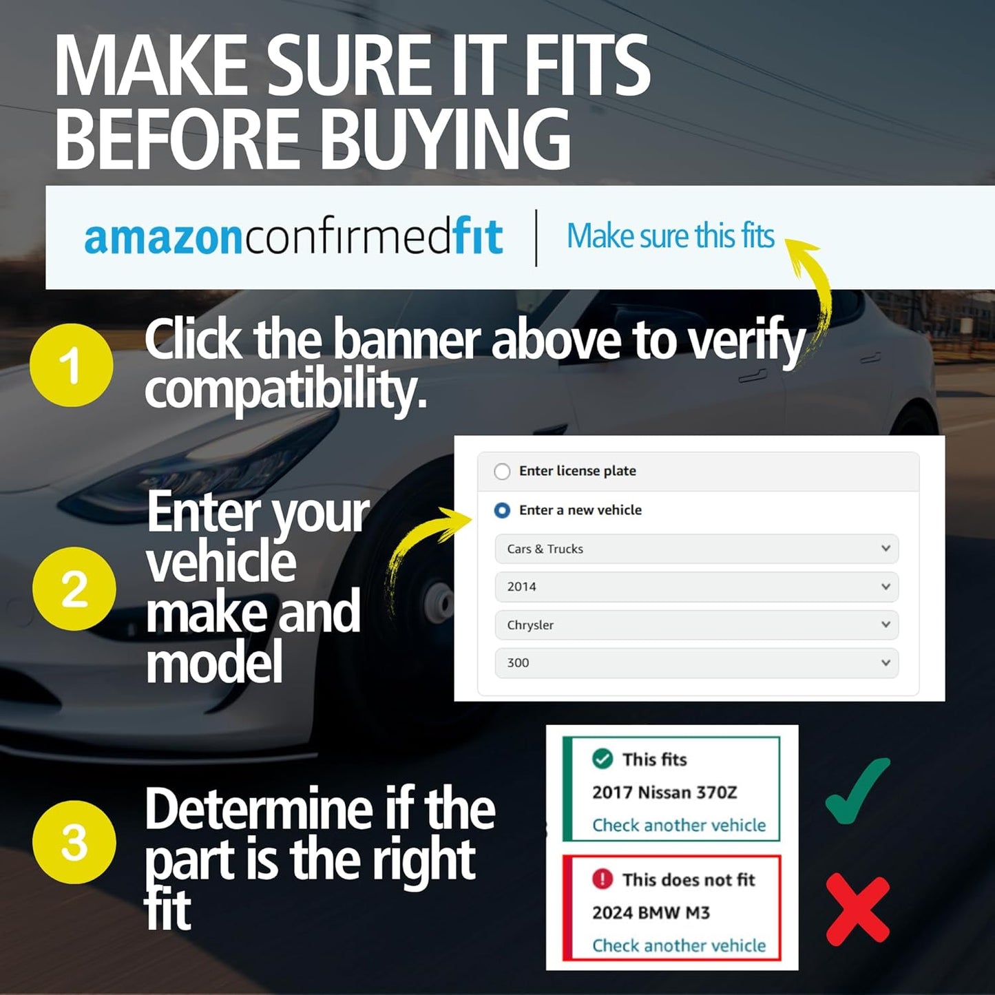 Premium Semi-Metallic Front Brake Pads (1001-0493M) Compatible with 1984-2004 BMW/Land Rover/Mercedes-Benz/Saab (190D/190E/318i/318is/325e/325es/325i/325is/Discovery/Range Rover & More)