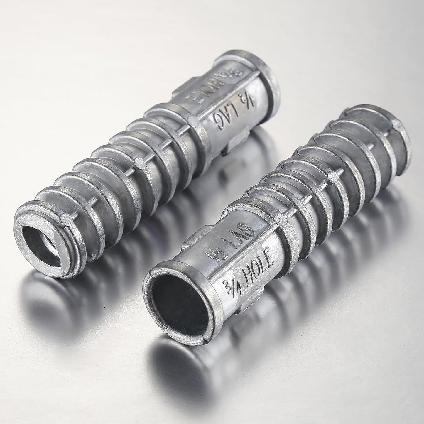 Wensilon(100pcs) 5/16 * 1-1/4 Lag Shield Anchor Long Zinc Alloy Bolts Concrete Anchors, Zinc Alloy Masonry Anchors Hole