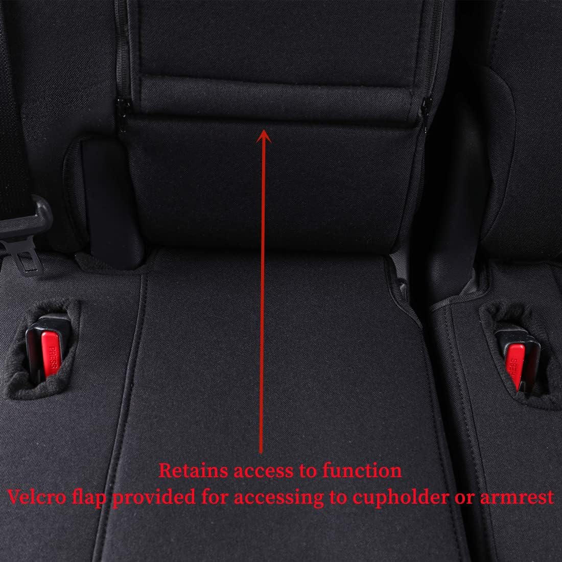 coverdream Custom Seat Covers Compatible with Select Toyota Camry SE,SE Sport,XSE 2012 2013 2014 2015 2016 2017 Models (Black,Full Set)