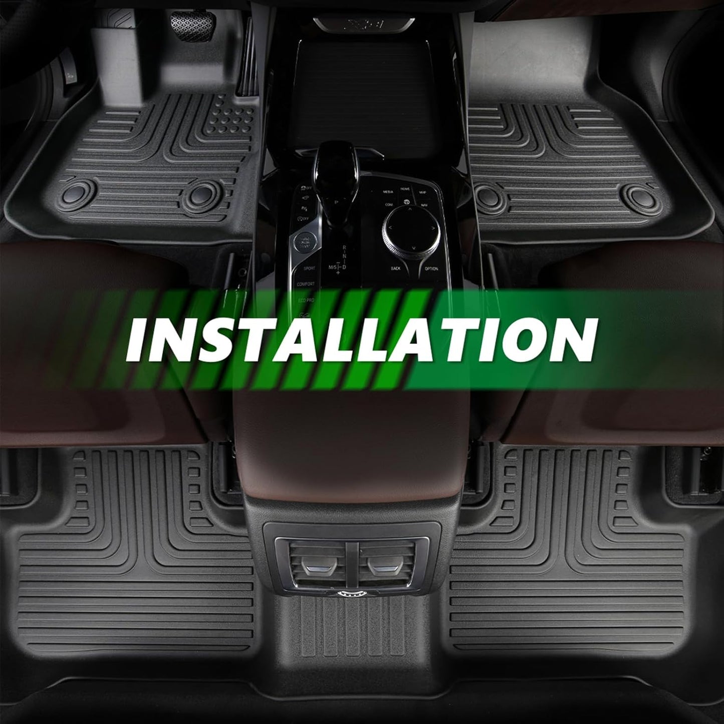 for Toyota RAV4 Floor Mats 2018 2017 2016 2015 2014 2013(Not for Hybrid or Prime),Car Mats for Toyota RAV4 All Weather Floor Mats Cargo Liner Accessories Rubber Car Mat 2013-2018