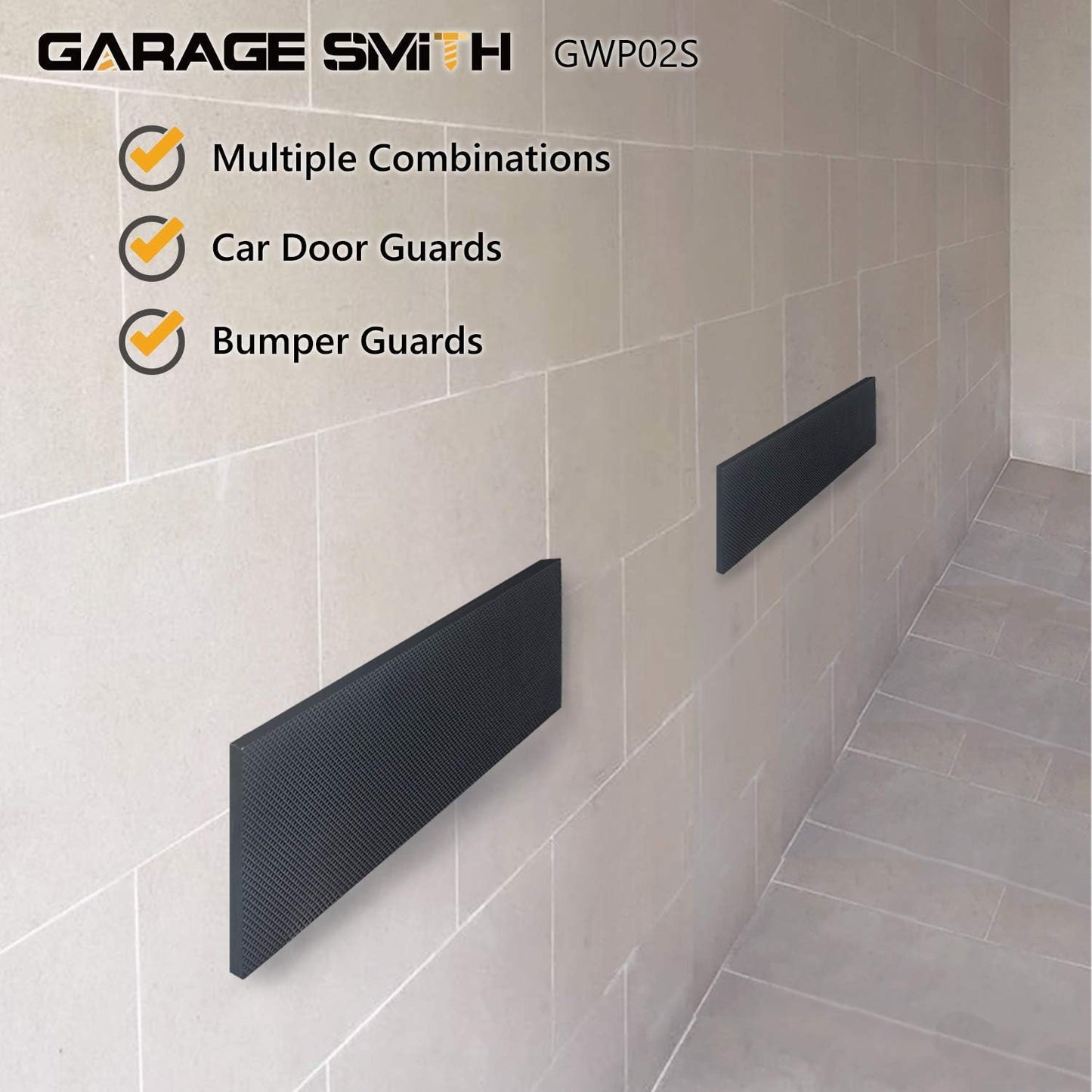Ampulla GWP02S Garage Wall Protector Car Door Protectors, Designed in Germany (4-Pack)