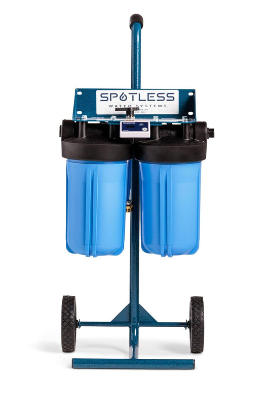 Spotless Water Systems - DIC-10B, W/Integrated Bypass | Simple Window, Solar Panel, RV & Car Wash System, Works for All Vehicles, Motorcycles, Bikes, Boats, Planes, Yachts, Towel Drying Eliminated