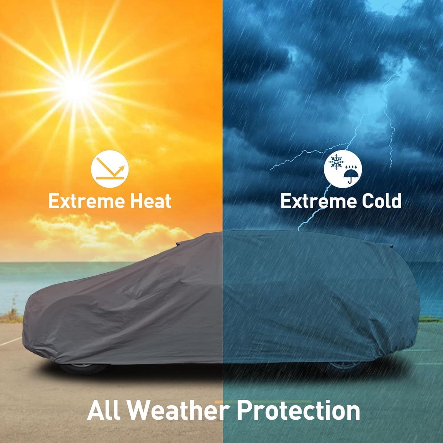 DaShield Ultimum Series Cadillac Series 75 1939 Town Car All Weather Protection Semi Custom Fit Dust, Sun, Snow, Rain Protection Indoor Outdoor