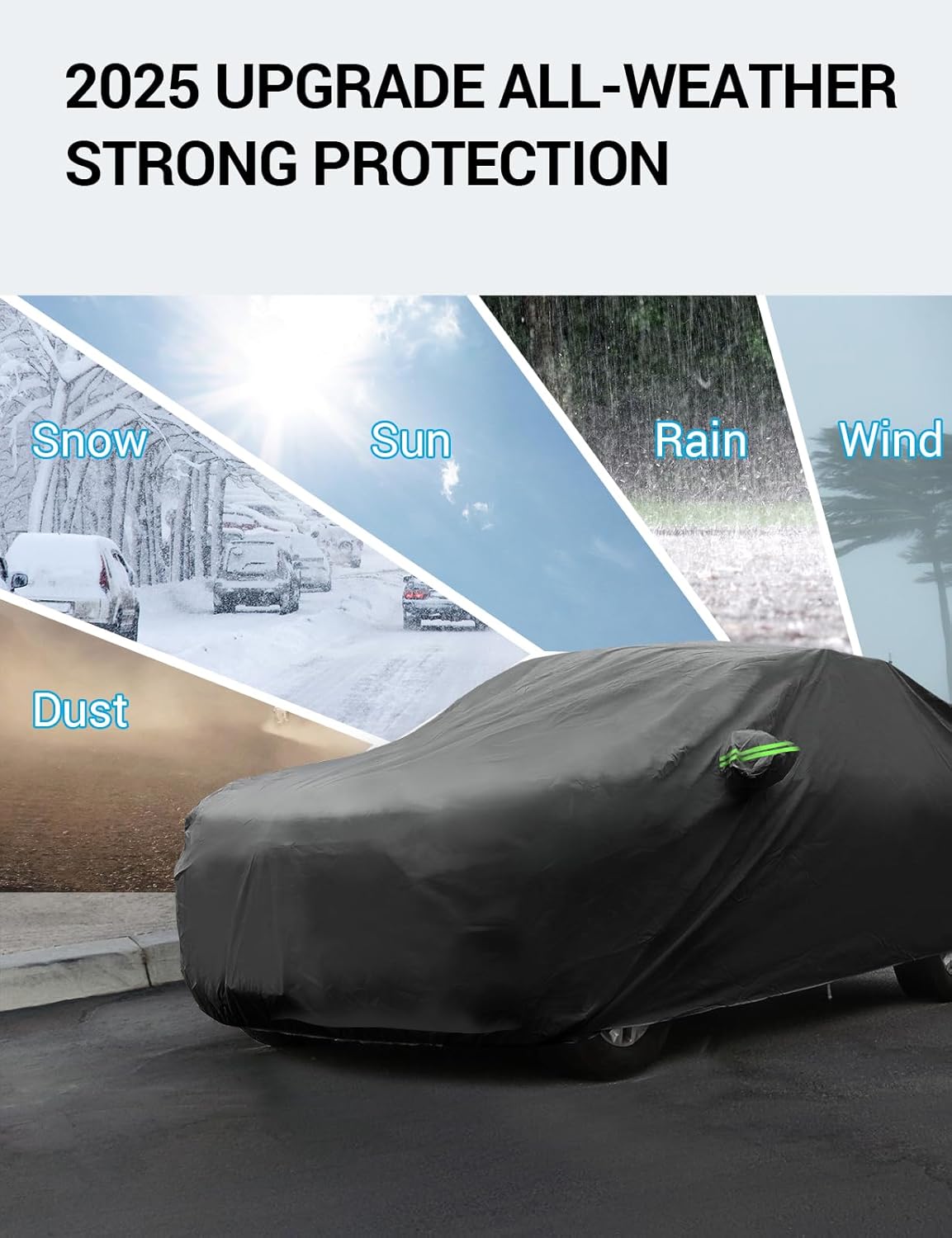 Proadsy 2025 Upgrade Car Cover Custom Fit for 2020-2025 Mazda CX-30, Waterproof All Weather for Automobiles, Full Exterior Cover Rain Snow Sun Protector Indoor Outdoor Car Cover