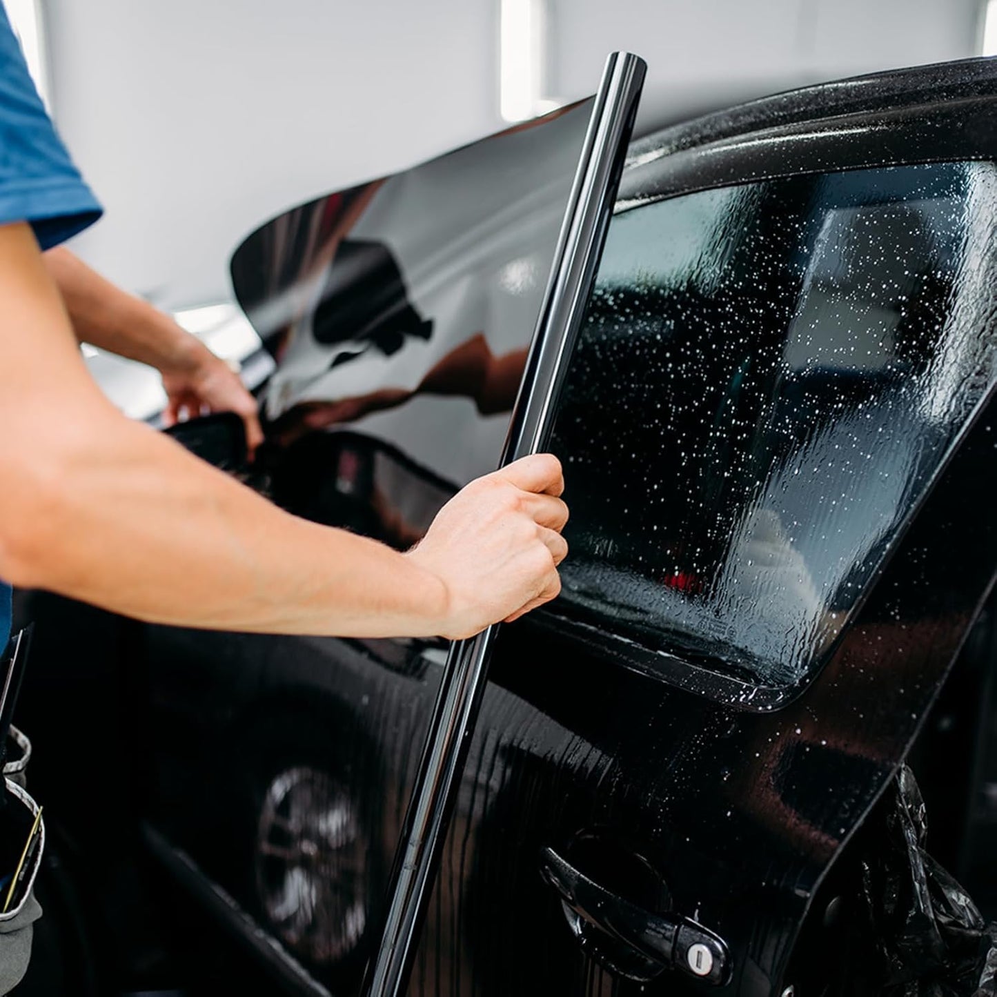 Nano Ceramic Window Tint Film for Cars and Building, Charcoal, 2 Ply Scratch Resistant, Heat Control, and UV 99%, IR 93% Rejection, 20% VLT, 24inx100ft
