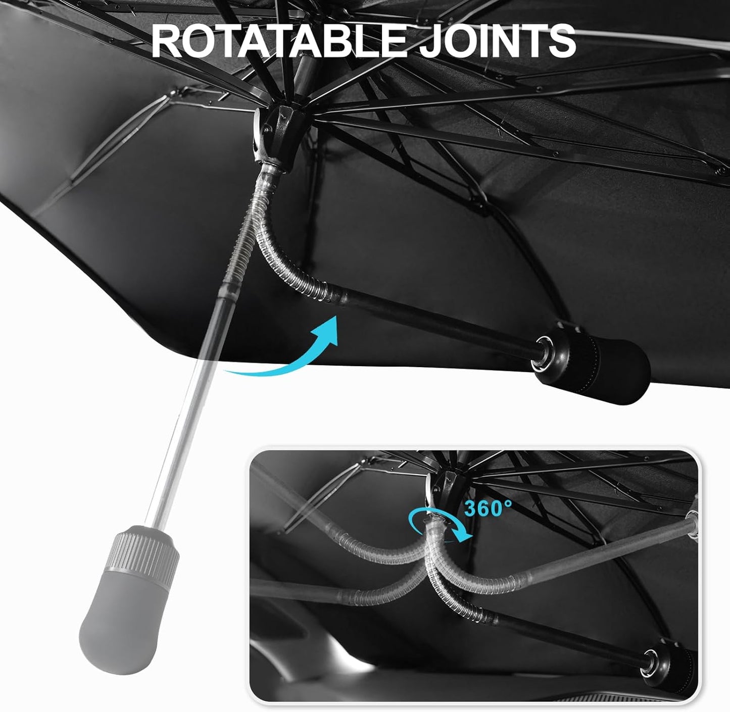 2017-2025 Upgraded for Chrysler Pacifica Sunshade, Portable Foldable Sunshade Accessories, [Nano Ice Crystals Coating] UV Protection, Keeps Interior Cool (for Chrysler Pacifica 2017-2025)