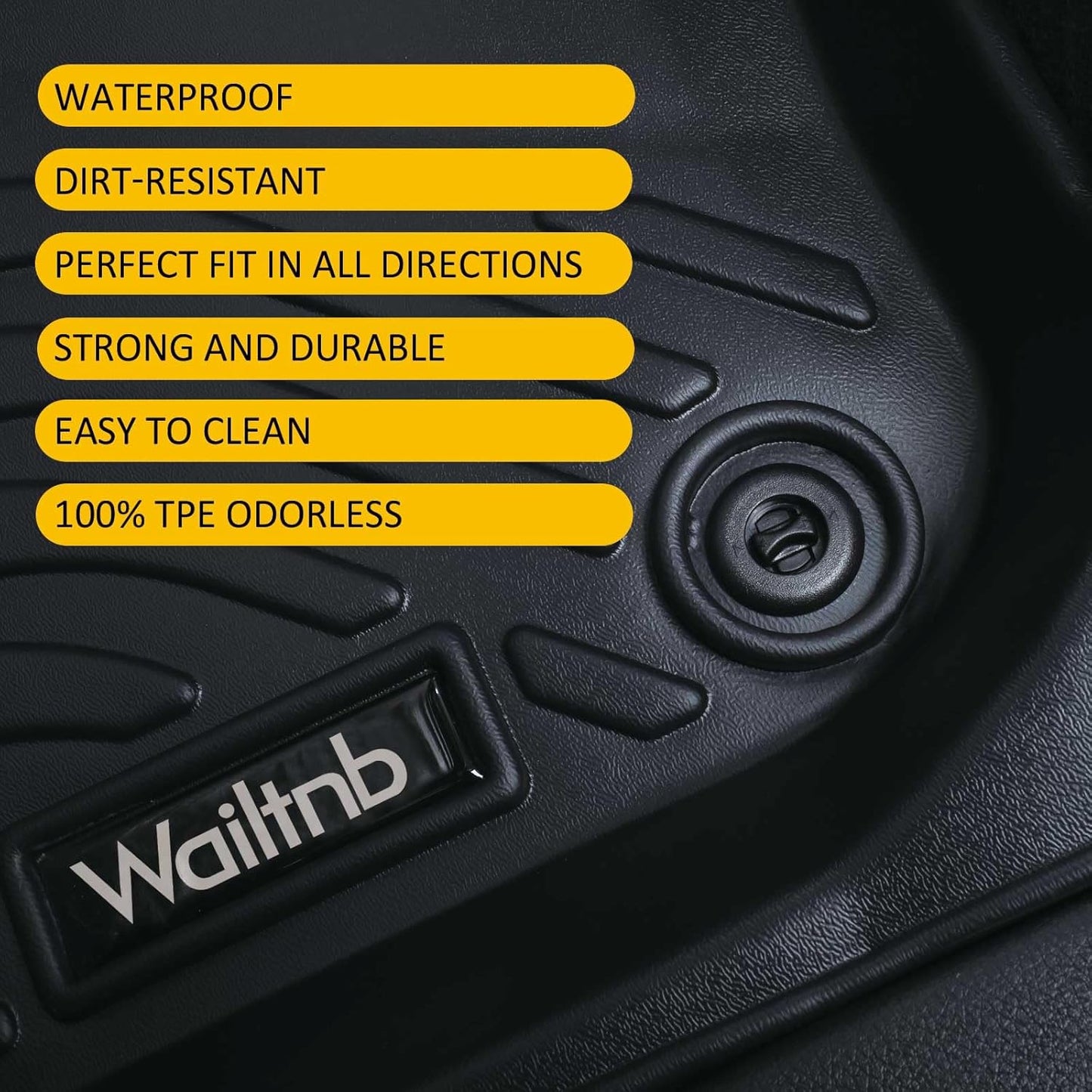 Car Floor Mats Custom Fit 2012 to 2018 Ford Focus All Weather Floor Liners for Ford Focus 2012-2018 Car Mats for 2016 2017 2018 Accessories
