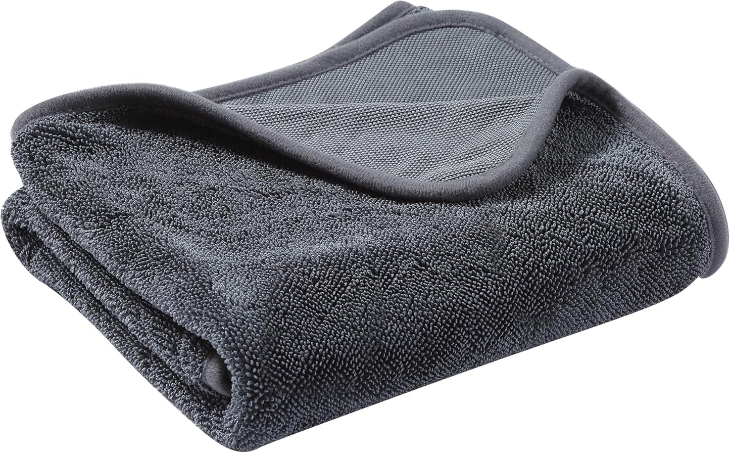 JOYMOOP Microfiber Towels for Cars, 63" x 29.5" Car Drying Towel, Dark Gray Reusable Car Towel, Quick Drying Car Car Microfiber Cleaning Cloth for RVs, SUVs, Trucks