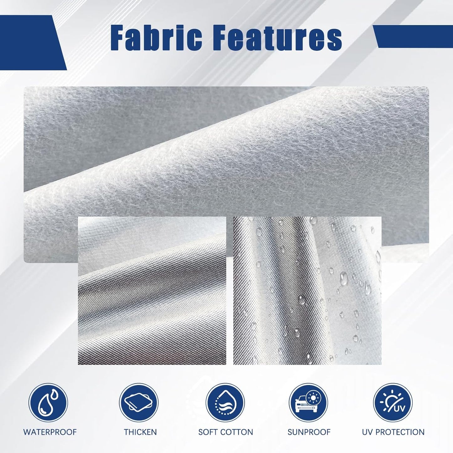 Kayme 6 Layers SUV Car Cover Custom Fit for BMW X1 (2009-2025) Waterproof All Weather for Automobiles, Outdoor Full Cover Rain Sun UV Protection.Silver